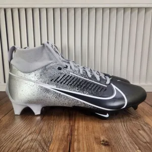Nike Vapor Edge 360 Pro 2 Metallic Grey Football Cleats HF3454-003 Mens Size 13