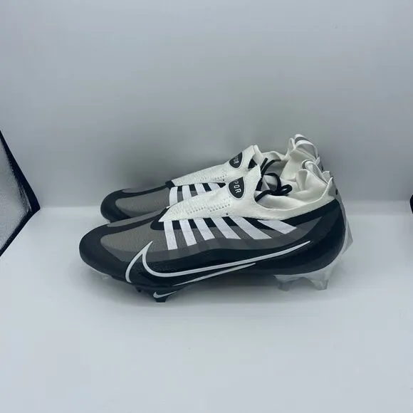 Nike Vapor Edge Elite 360 Football Cleats DQ3558-001 Black White Size 8 NEW