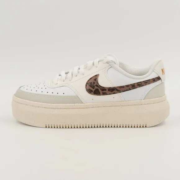 Nike Women's Court Vision Alta 'Leopard' DO2791-100 Platform Sneaker size 8.5