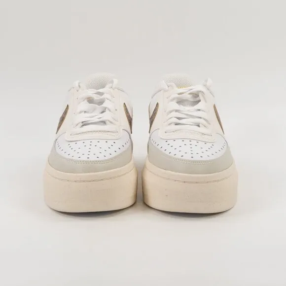 Nike Women's Court Vision Alta 'Leopard' DO2791-100 Platform Sneaker size 8.5