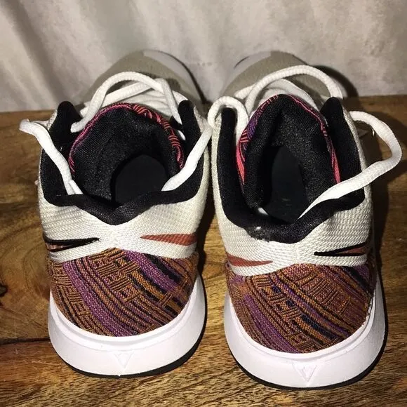 Nike Women's Kyrie Elizabeth Hungry Tennis Lace-up Athletic Shoes Gold/White Siz