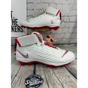 Nike x Ohio State PE Force Savage Pro 2 Football Cleats Shoes Mens 14 Red White