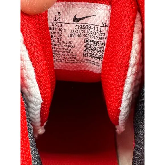Nike x Ohio State PE Force Savage Pro 2 Football Cleats Shoes Mens 14 Red White