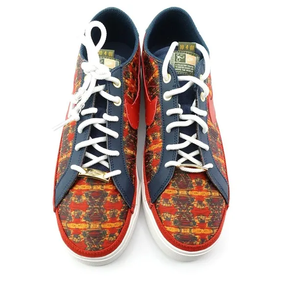 Nike X Serena Williams Court Legacy Shoes Red Yellow DM8472-400 Women's Size 9.5