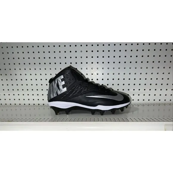Nike Zoom Code Elite 3/4 TD Mens Football Cleats Size 11.5 Black Gray 603368-002