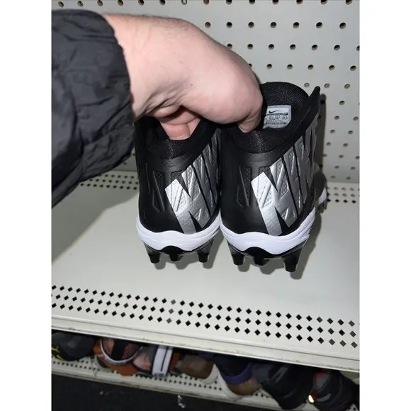 Nike Zoom Code Elite 3/4 TD Mens Football Cleats Size 11.5 Black Gray 603368-002