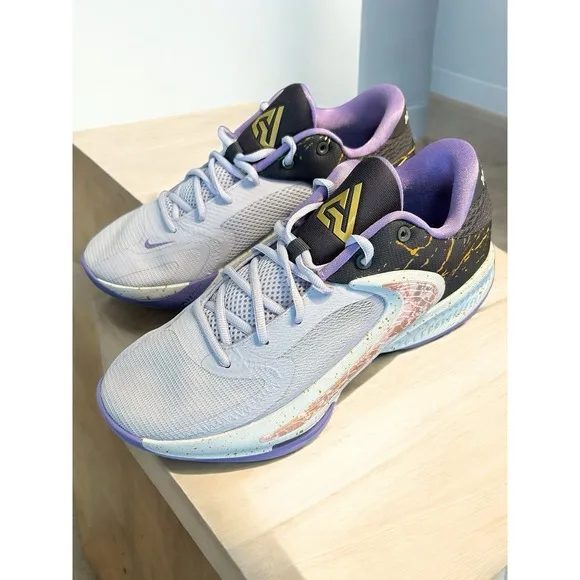 Nike Zoom Freak 4 All-Star DV1178-500 Oxygen Purple Men's Size 10 Basketball