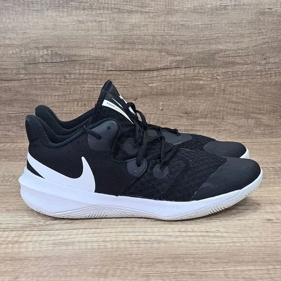 Nike Zoom HyperSpeed Court SAMPLE Men's Size 9 Black White Sneakers (CI2964-010)