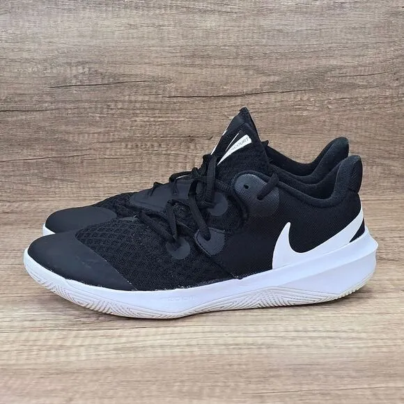 Nike Zoom HyperSpeed Court SAMPLE Men's Size 9 Black White Sneakers (CI2964-010)