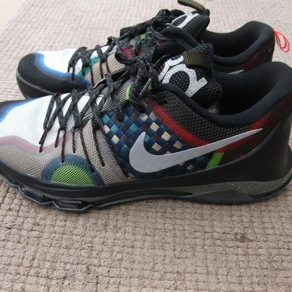 nike zoom kevin durant KD8 VIII SE what the multicolor basketball shoes size 11