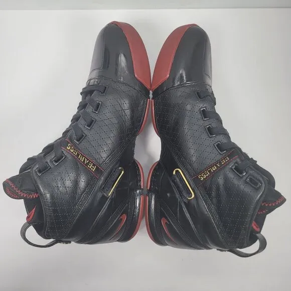 Nike Zoom LeBron 5 2007 Men's Black Varsity Crimson Shoes 317253-001 US Size 11