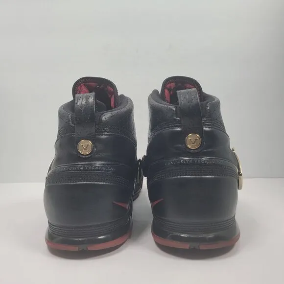 Nike Zoom LeBron 5 2007 Men's Black Varsity Crimson Shoes 317253-001 US Size 11