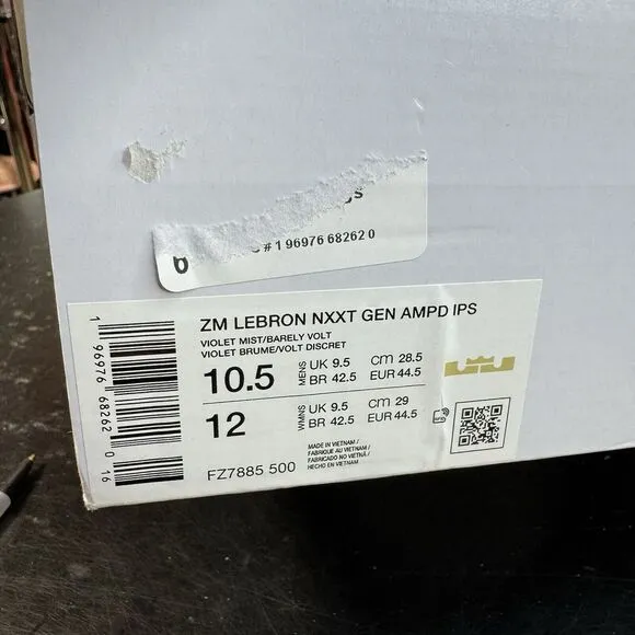 Nike Zoom Lebron NXXT Gen AMPD I Promise Generation FZ7885-500 Men's Size 10.5