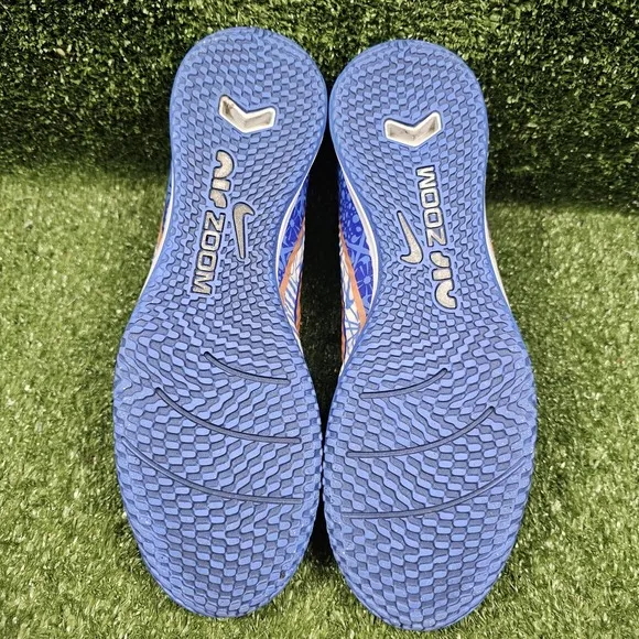 Nike Zoom Mercurial Vapor 15 Academy CR7 IC Azulejo Blue Soccer Shoes Mens 12