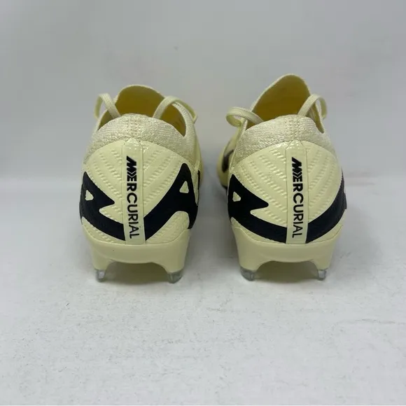 Nike Zoom Mercurial Vapor 15 Elite FG Soccer Cleats Yellow Black Size 4