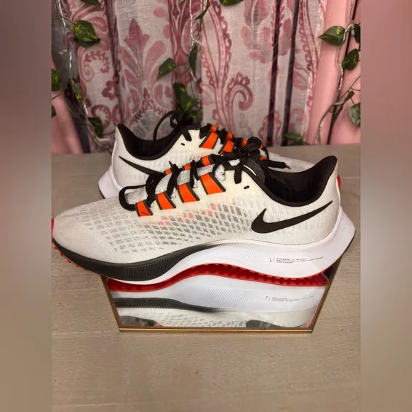 Nike Zoom Pegasus 37 Cleveland Browns Running Shoes CZ5437-100-Men’s Size 6.5