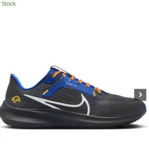 Nike Zoom Pegasus 40 LA Rams men's size 9 womens 10.5 running shoes