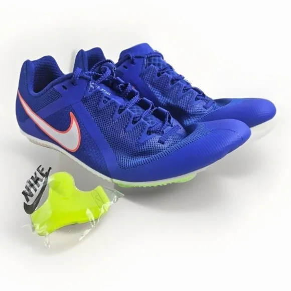 Nike Zoom Rival DC8749-401 Track Field Racing Spikes Shoes Blue Men's Sz 10.5