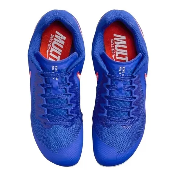 Nike Zoom Rival DC8749-401 Track Field Racing Spikes Shoes Blue Men's Sz 10.5