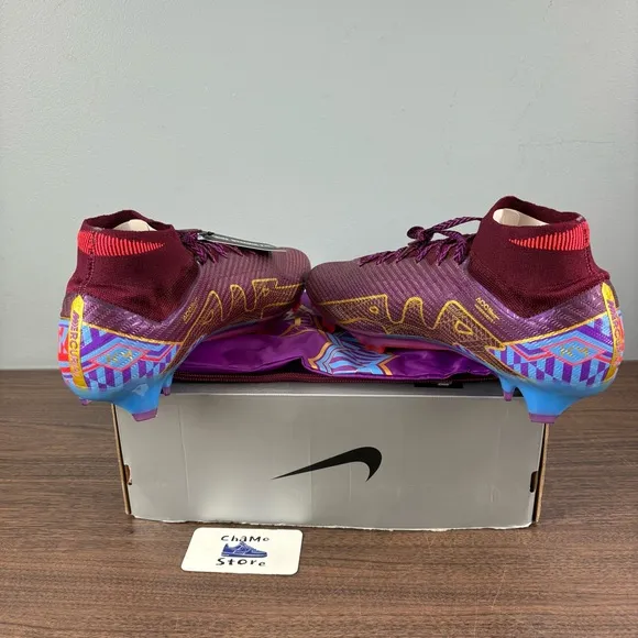 Nike Zoom Superfly 9 Elite FG KM ‘Mbappe' Soccer Shoes DO9342-694 Men’s Size 13