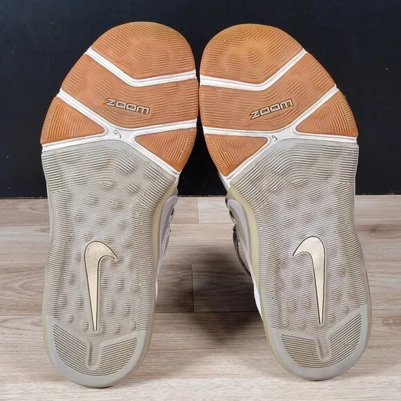 Nike Zoom Trail Command Shoes Mens Size 9.5 Beige Athletic Running AA3984-004