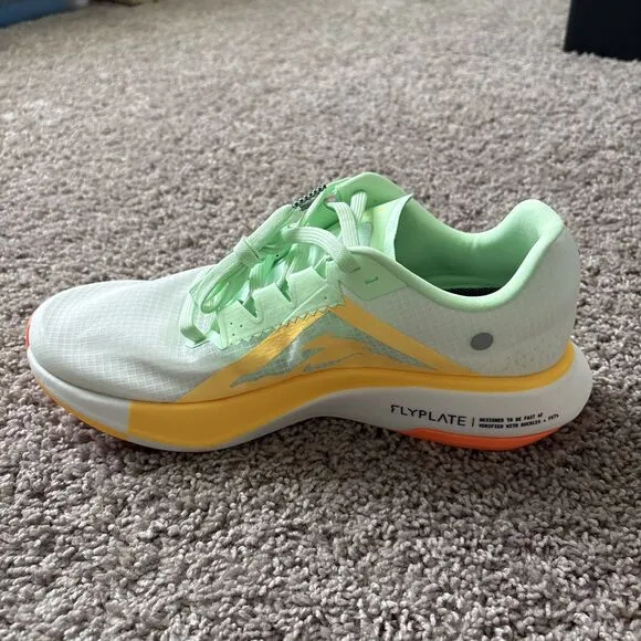 Nike ZoomX Ultrafly Trail Men's Size 11.5 White Green Orange Shoes DX1978-102