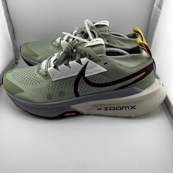 Nike ZoomX Zegama 2 Running Shoes M 10.5 Jade Horizon Phantom Cement FD5190-300