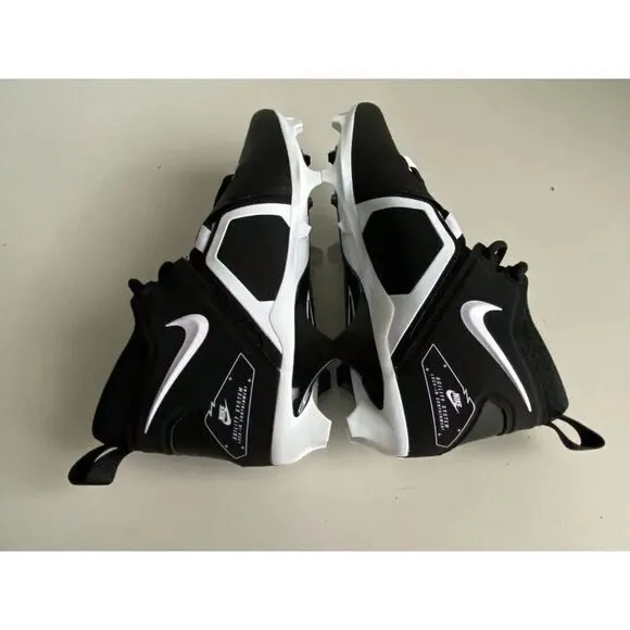 Nike Alpha Menace Pro 3 Mid Football Cleats Men's Black Size 12 CT6649-001