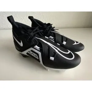 Nike Alpha Menace Pro 3 Mid Football Cleats Men's Black Size 12 CT6649-001