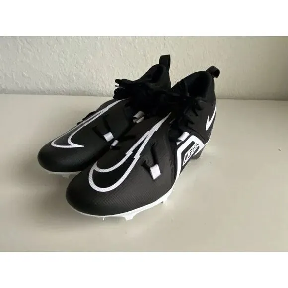 Nike Alpha Menace Pro 3 Mid Football Cleats Men's Black Size 12 CT6649-001