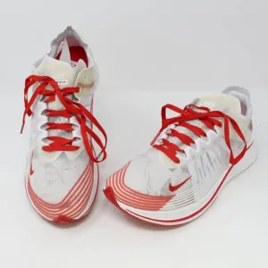 NikeLab Zoom Fly SP &quot;Tokyo&quot; White Red Sneaker Mens 7.5 - Womens 9