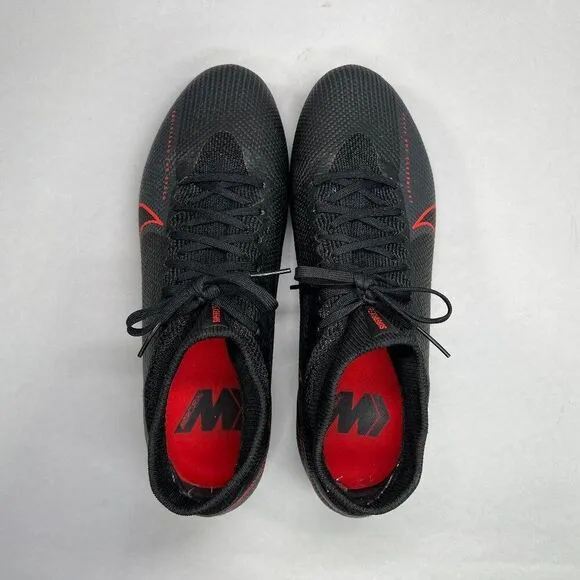 Nike Men's Size 7 Mercurial Superfly 7 Pro FG &quot;Bred&quot; Soccer Cleats