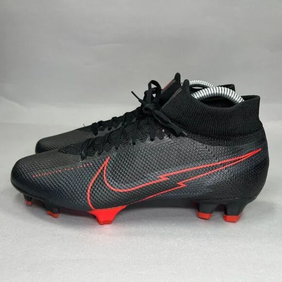Nike Men's Size 7 Mercurial Superfly 7 Pro FG &quot;Bred&quot; Soccer Cleats