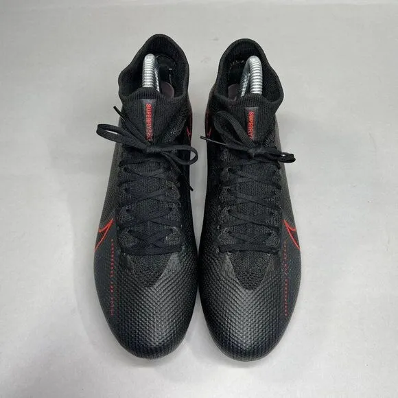 Nike Men's Size 7 Mercurial Superfly 7 Pro FG &quot;Bred&quot; Soccer Cleats