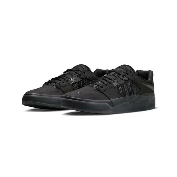 Nike SB Ishod Wair PRM Premium Triple Black Mens 11.5   Shoes Sneakers NEW