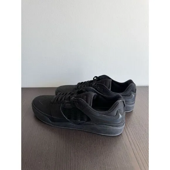 Nike SB Ishod Wair PRM Premium Triple Black Mens 11.5   Shoes Sneakers NEW