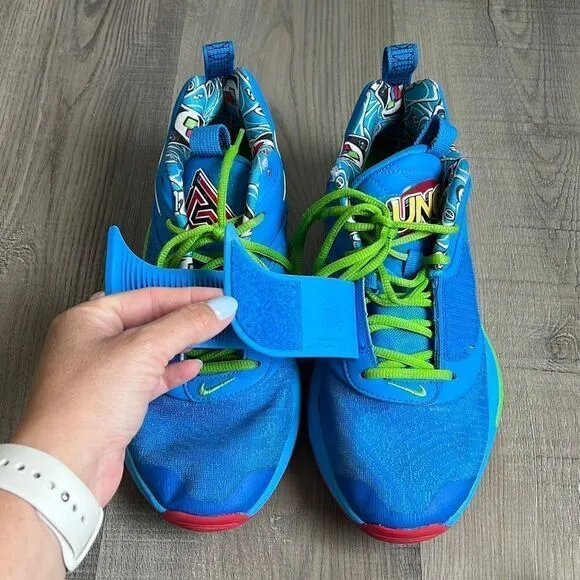Nike Zoom Freak 3 NRG UNO Blue Green Athletic Shoes Sneakers Men’s 8.5