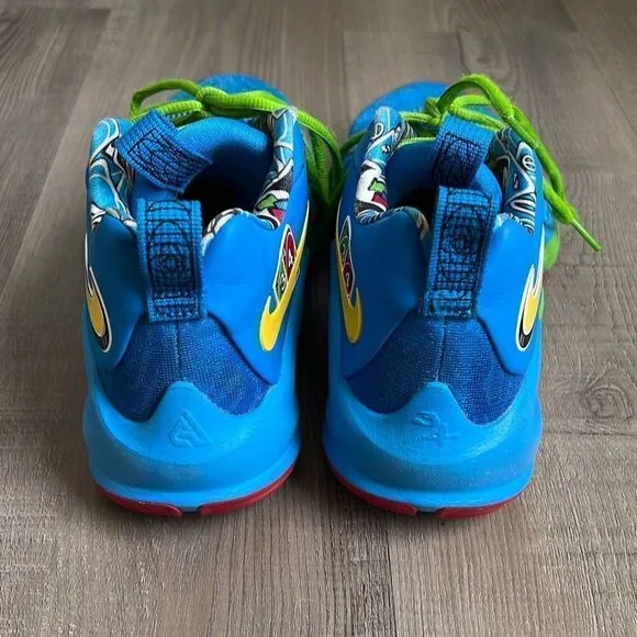 Nike Zoom Freak 3 NRG UNO Blue Green Athletic Shoes Sneakers Men’s 8.5