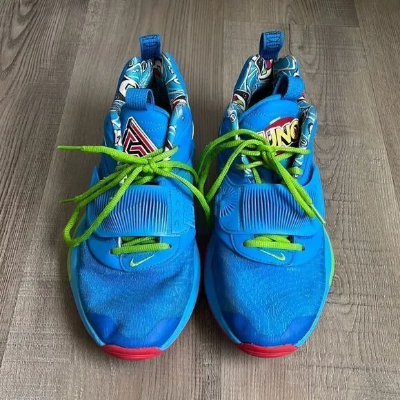 Nike Zoom Freak 3 NRG UNO Blue Green Athletic Shoes Sneakers Men’s 8.5