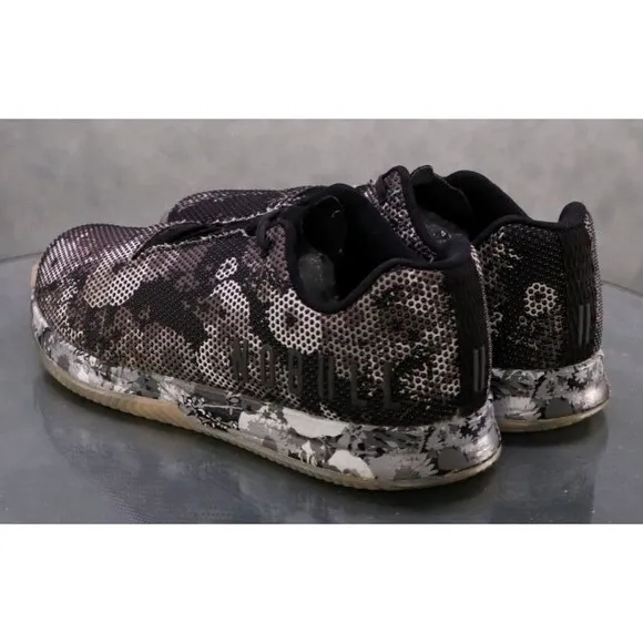 No Bull Court Outwork Men's Trainer Shoes Size 9 Tie Dye Floral Gray Black