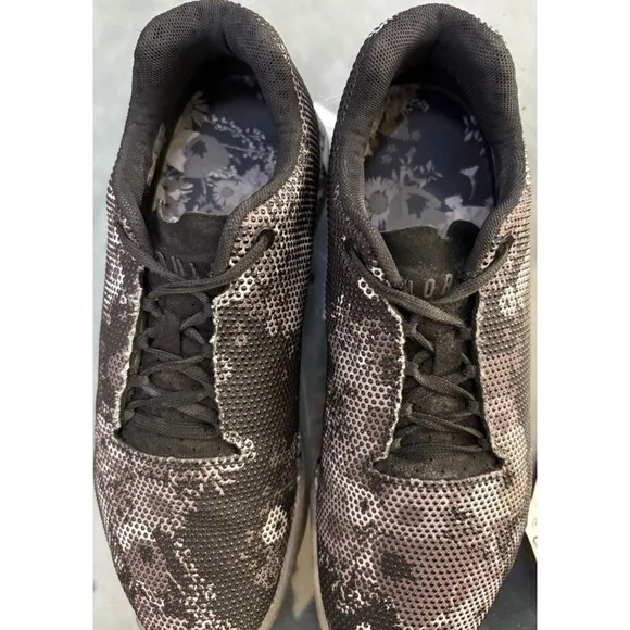 No Bull Court Outwork Men's Trainer Shoes Size 9 Tie Dye Floral Gray Black