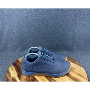 NOBULL Gum OUTWORK Trainers Mens 8.5 Super Fabric Athletic Gym Shoes Navy Blue