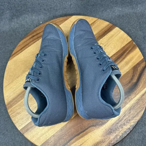 NOBULL Gum OUTWORK Trainers Mens 8.5 Super Fabric Athletic Gym Shoes Navy Blue