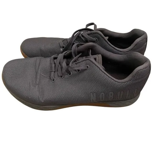 NOBULL Mens Outwork SuperFabric Trainers 13 Dark Gray Gum Gym Shoes Sneakers