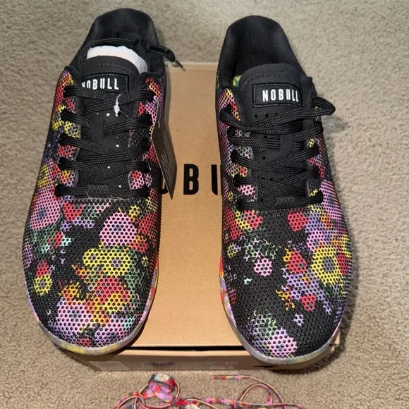 NOBULL Outwork SF Trainer Low Superblossom WorkoutCrossift Gym Shoes 11.5