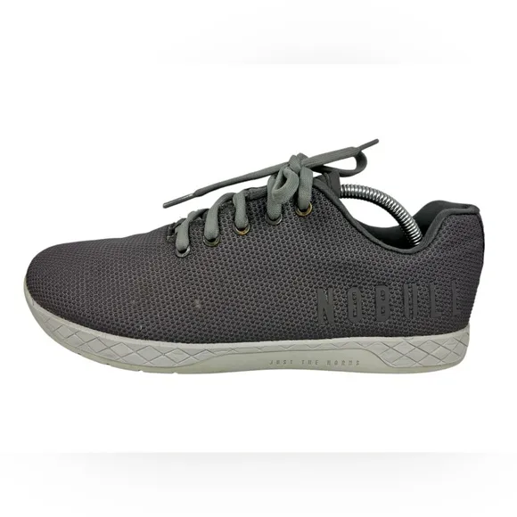 Nobull Outwork Sneakers Mens Size 10.5 Womens Size 12 Gray Athletic Gym