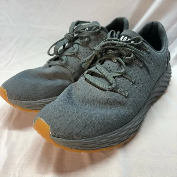 NoBull Ripstop Runners Men's 6.5 Women’s 8 Gray Gym Athletic Shoes