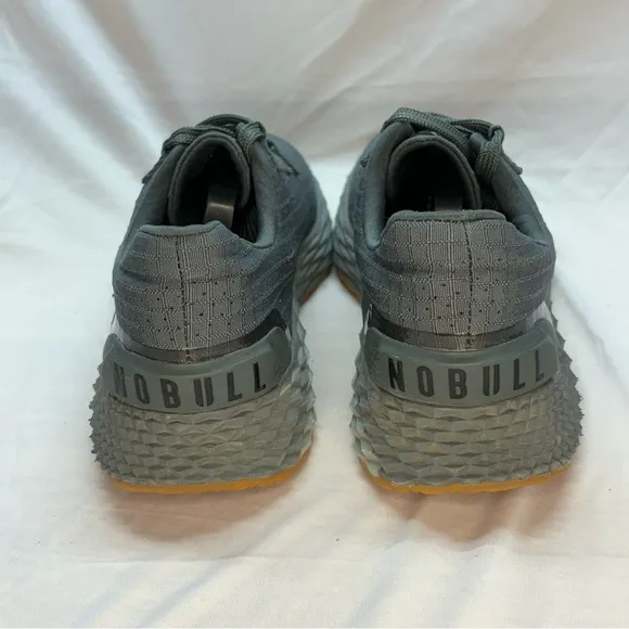 NoBull Ripstop Runners Men's 6.5 Women’s 8 Gray Gym Athletic Shoes