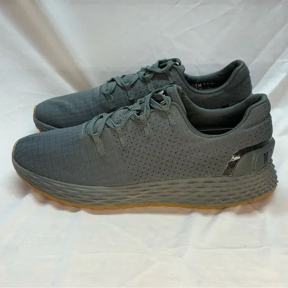 NoBull Ripstop Runners Men's 6.5 Women’s 8 Gray Gym Athletic Shoes
