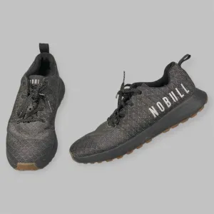 NOBULL Shoes Mens Size 8.5 Womens 10 Matryx Trail Runner Running Shoe Black Grey